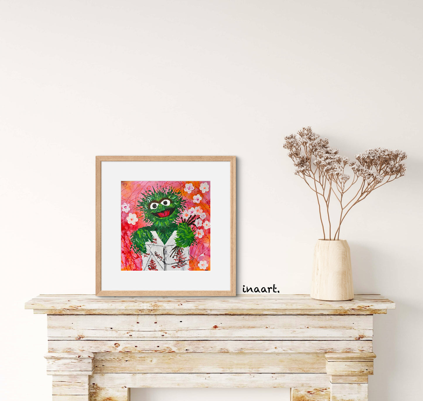 OSKAR 🌸 in der Kirschblüte 🌸 fine Art Print