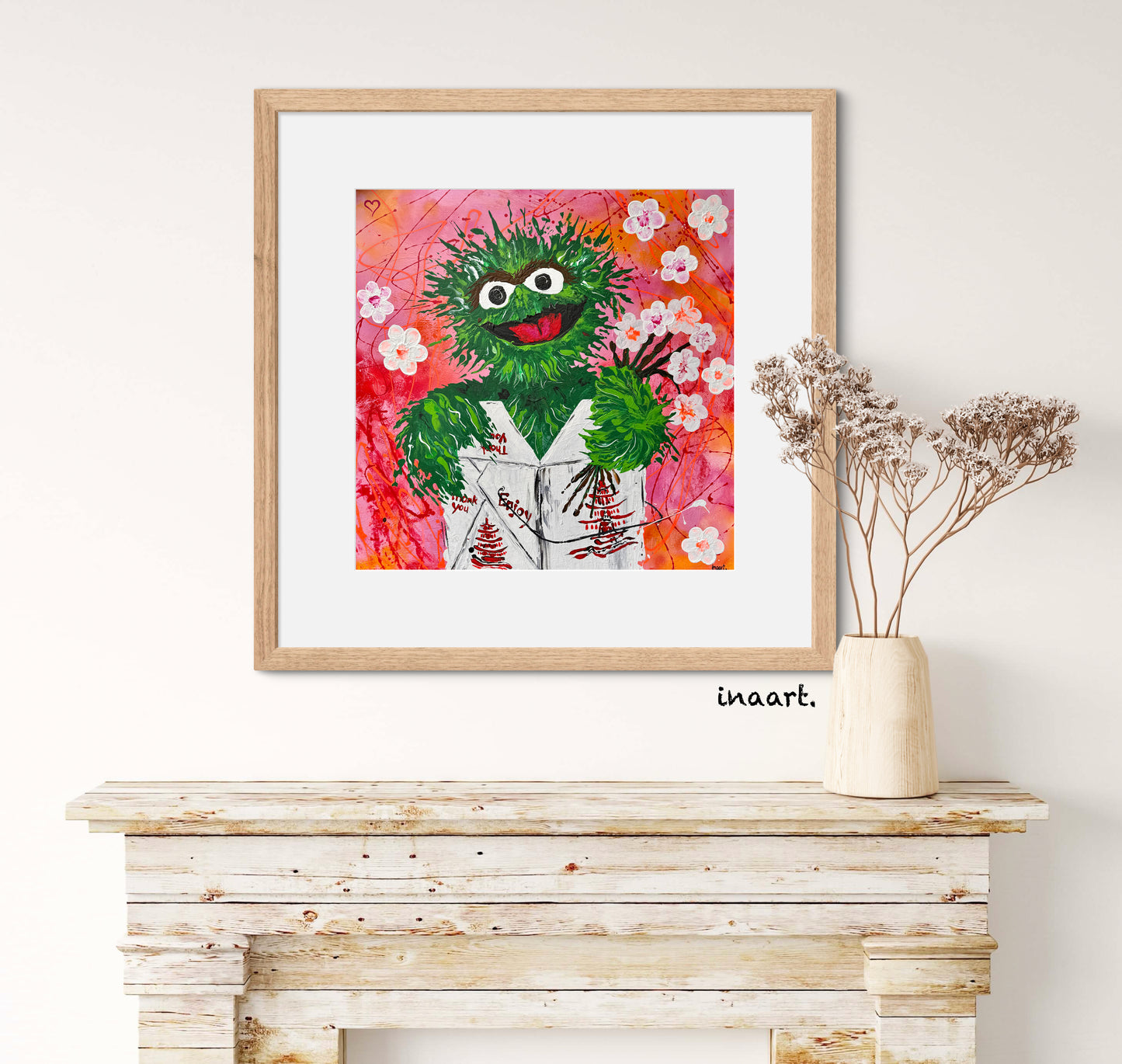 OSKAR 🌸 in der Kirschblüte 🌸 fine Art Print