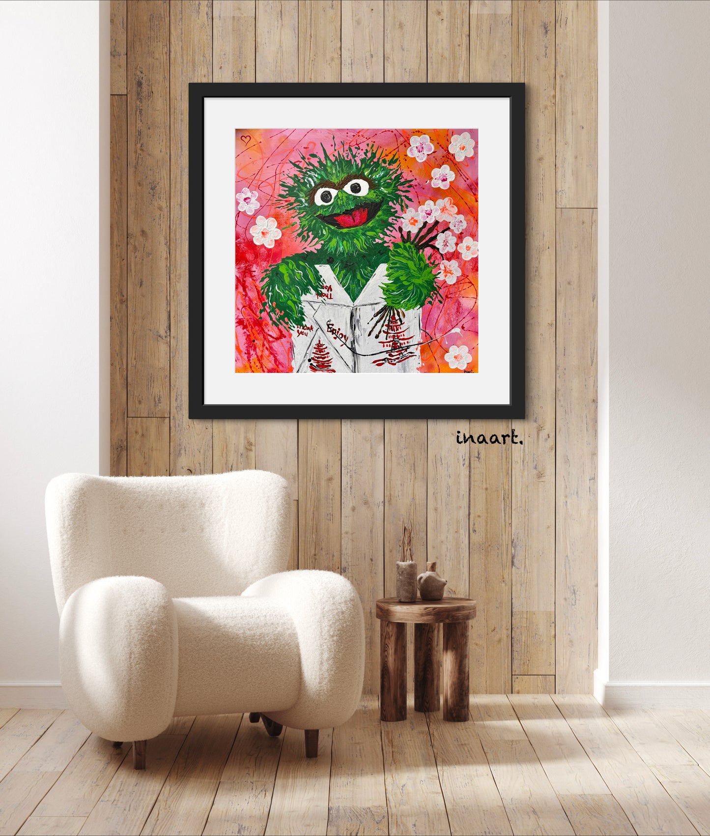 OSKAR 🌸 in der Kirschblüte 🌸 fine Art Print
