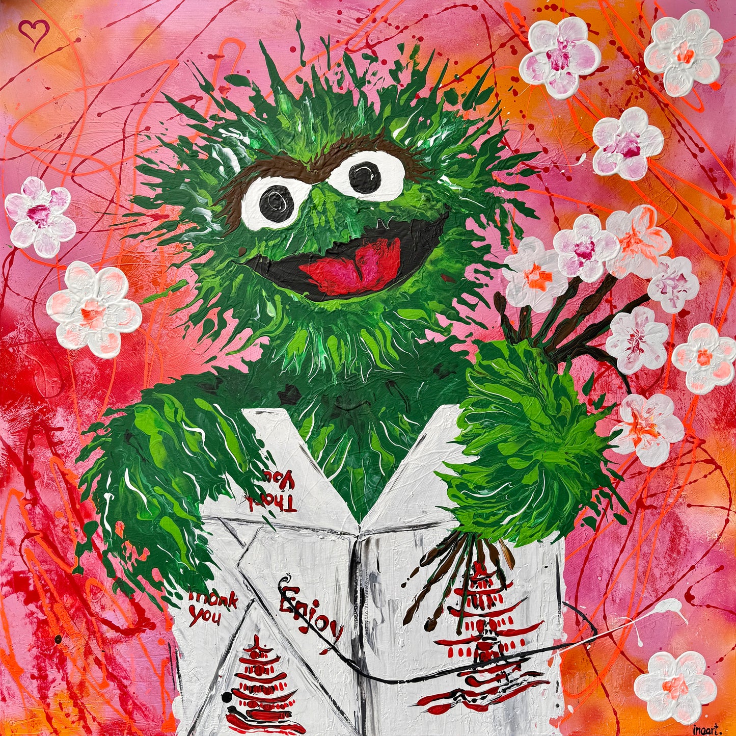 OSKAR 🌸 in der Kirschblüte 🌸 fine Art Print
